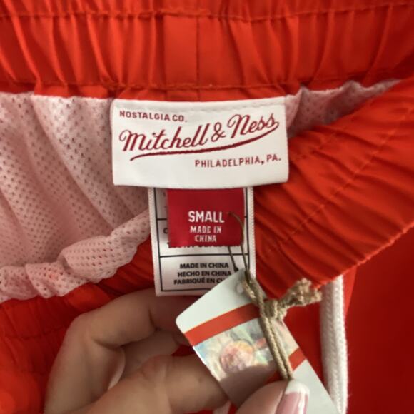 Mitchell & Ness NCAA Paintbrush Warmup Pant Florida A&M FAMU Rattlers Size Small - Picture 6 of 8